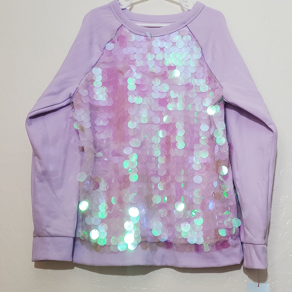 Cat & Jack Flip Sequin Pullover
